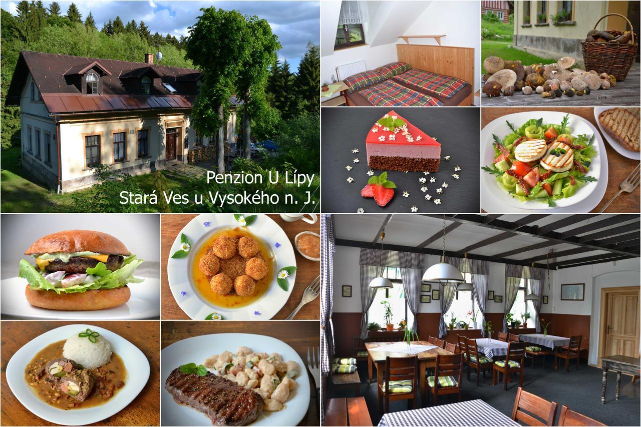 Penzion U Lípy Vysoké nad Jizerou Esterno foto